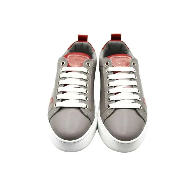 MCM Low Top Skateboard Shoes Women's Gray-3