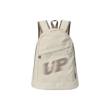 TURN UP Polyester Students Backpack Unisex Khaki