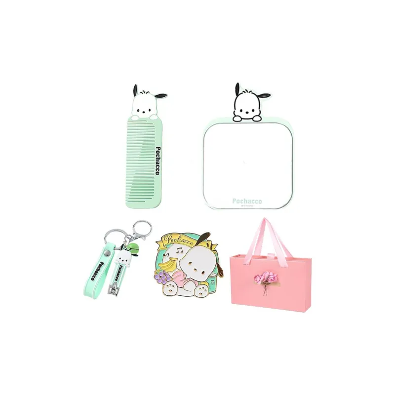 ALL SERIES x Sanrio Metal Table Mirror, Zinc Alloy Comb Box-12