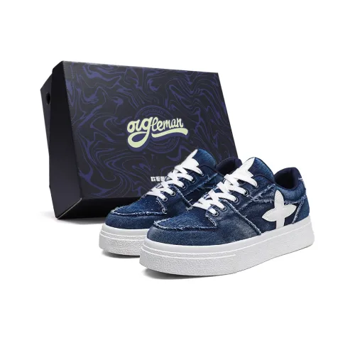 OUGLEMEN Low-Top Skateboard Shoes Men's Box Included