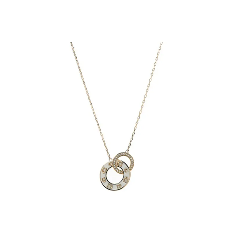 COACH Brass, Enamel Necklaces Women's Gold-0