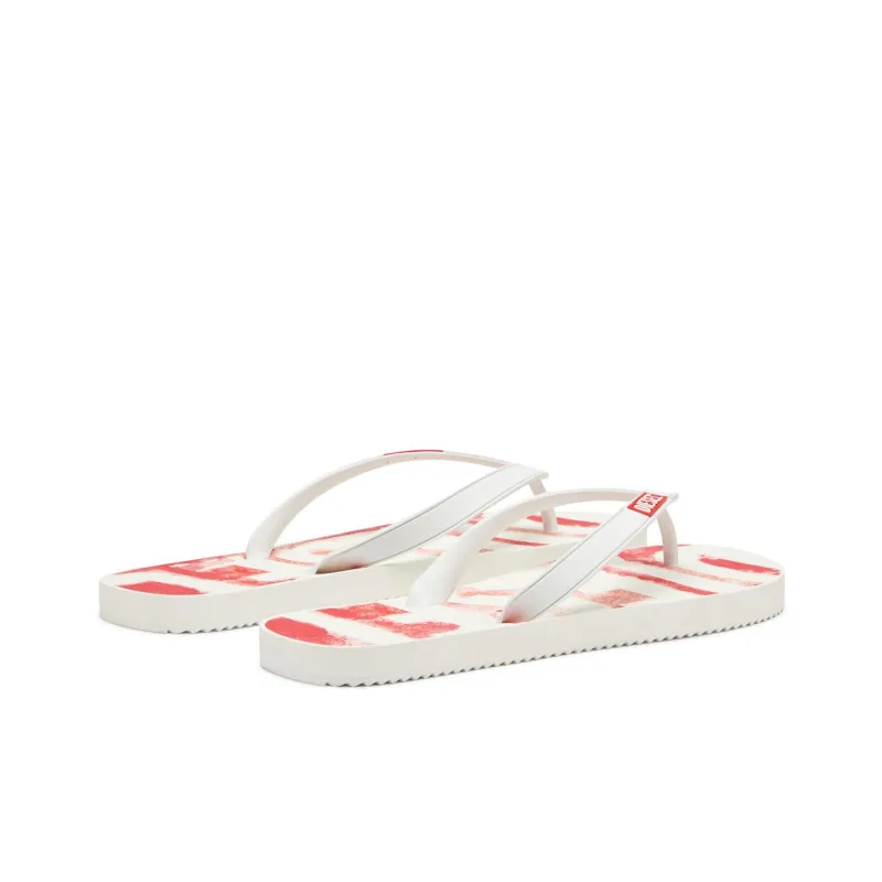 DIESEL Sa Rio Flip Flops Men's Red White-4