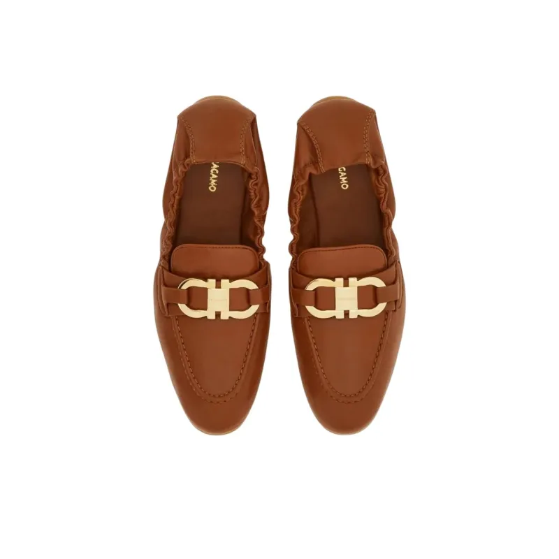 FERRAGAMO Loafers Women's Brown-3