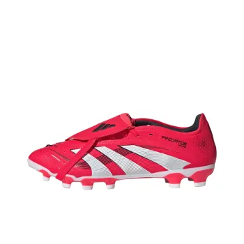Adidas PREDATOR PRO FG Rubber Long Studs MG Rubber Short Studs Anti Slip Wear Resistant Soccer Shoes Men's Red