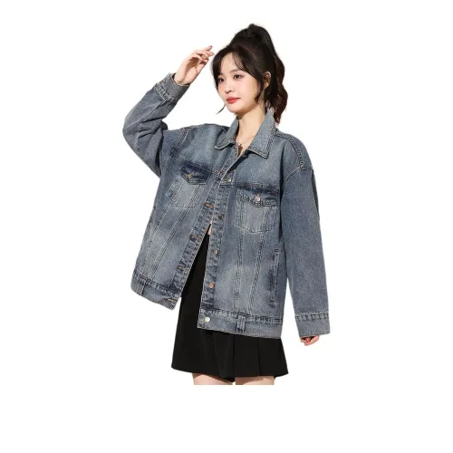 Tonlion Denim Jacket Women's Medium Blue