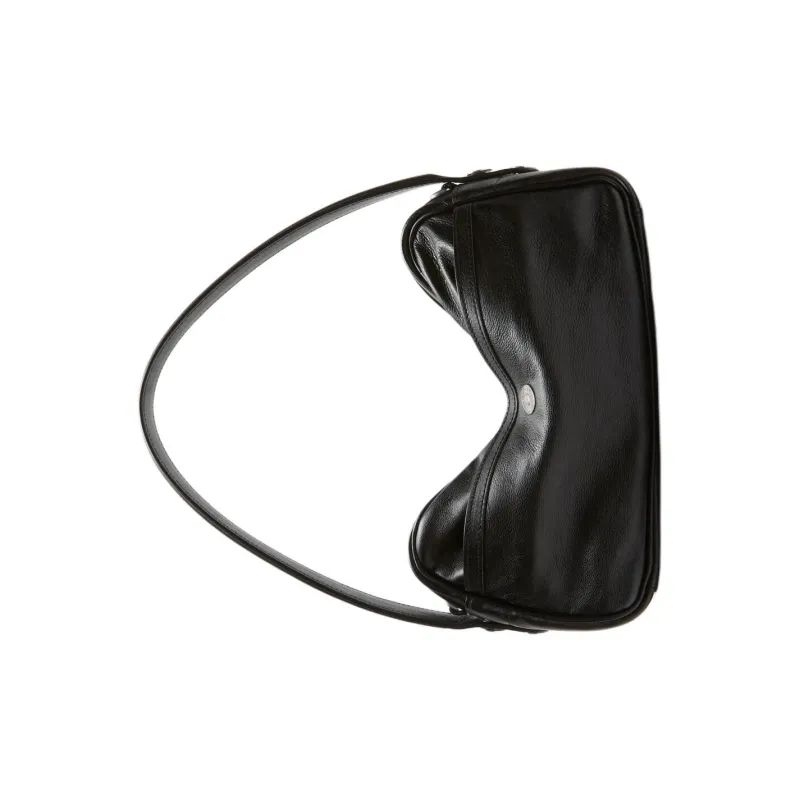 Acne Studios Calfskin One Shoulder Handbag Trumpets Women's Black-2