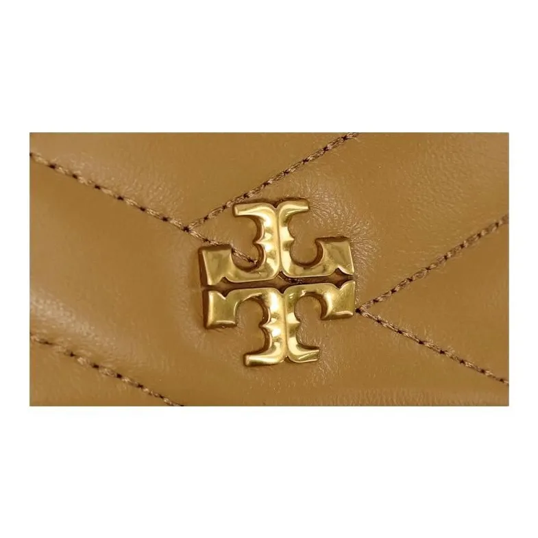 TORY BURCH Kira Sheepskin Card Holder Mini Women's Brown-4
