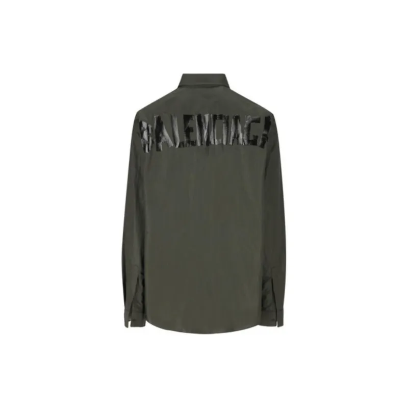 Balenciaga Collared Long Sleeve Shirt-1