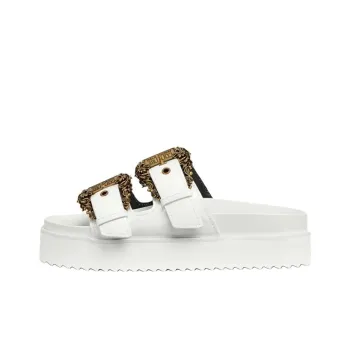 VERSACE JEANS COUTURE Slide Slippers Women's White