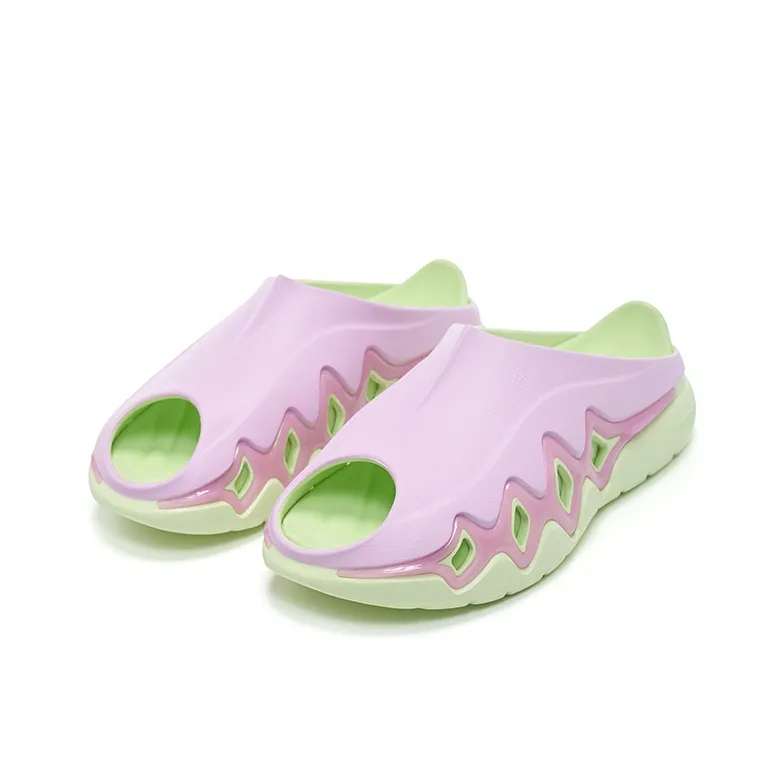 RIGORER Shark 3 Slides Pink Green-2