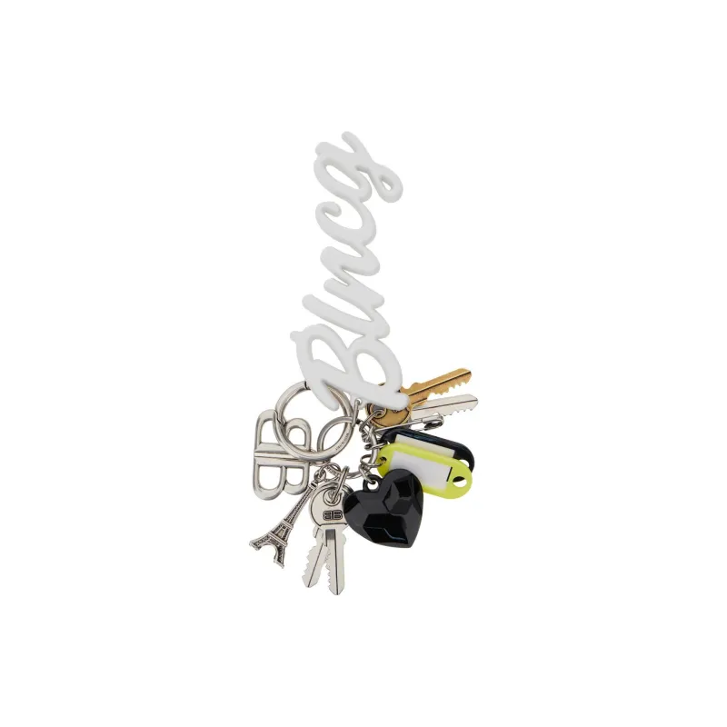 Balenciaga Hourglass Soft Big Charm Keyring-0