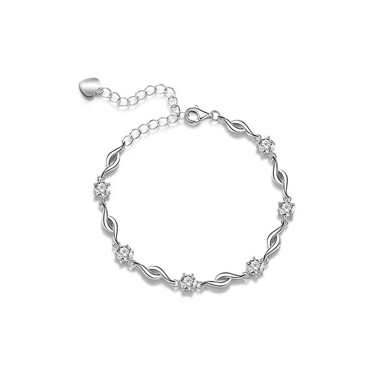 GOOUI S925 Silver Bracelets Women's-6