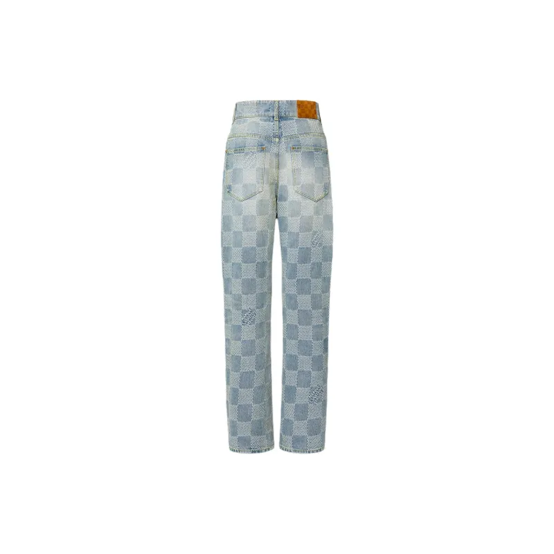 LOUIS VUITTON Damier Denim Skate Pants-1
