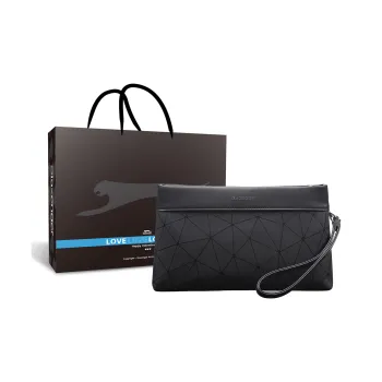 Slazenger PU Wallet Clutch Unisex Graphite Black