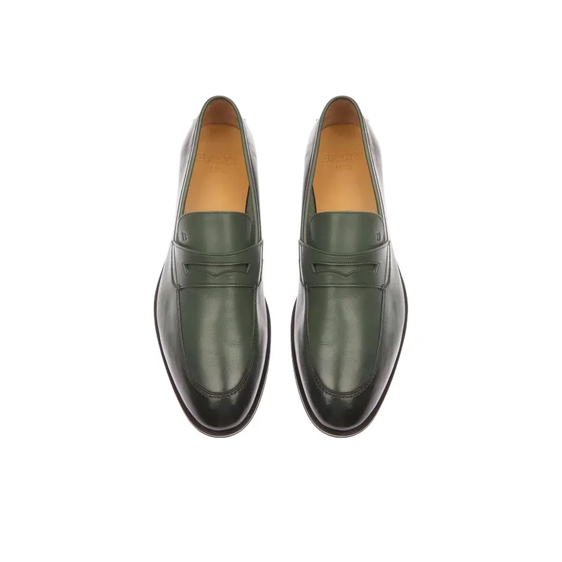 BALLY Westminster Loafers Men's Green-2