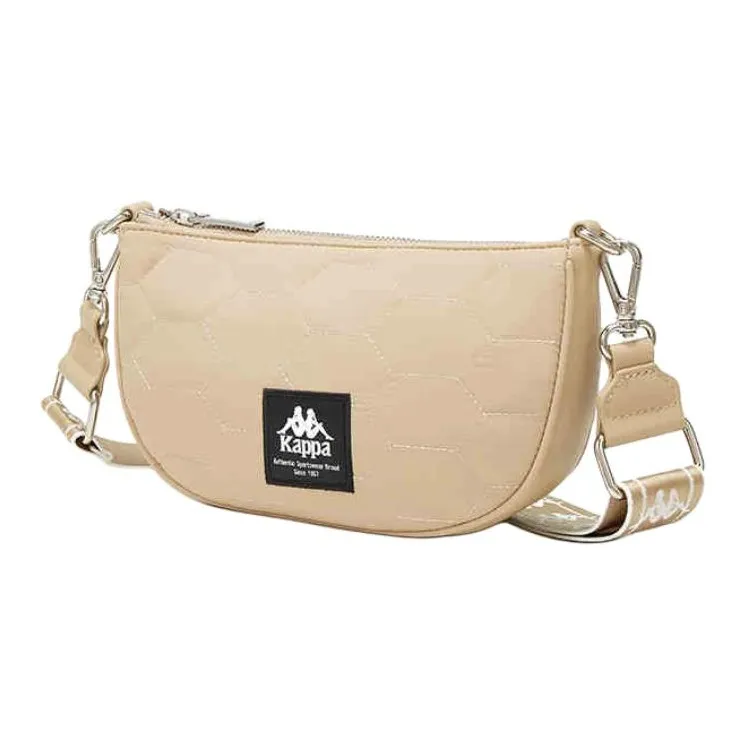 Kappa Fabric Crossbody Bag, Shoulder Bag Women's Khaki-1