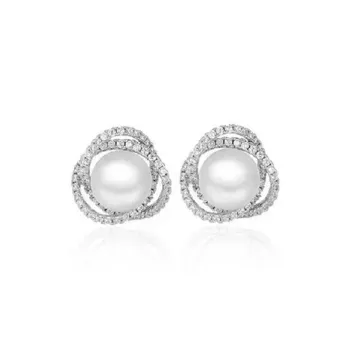 CGC Pearl Stud Earrings Women's