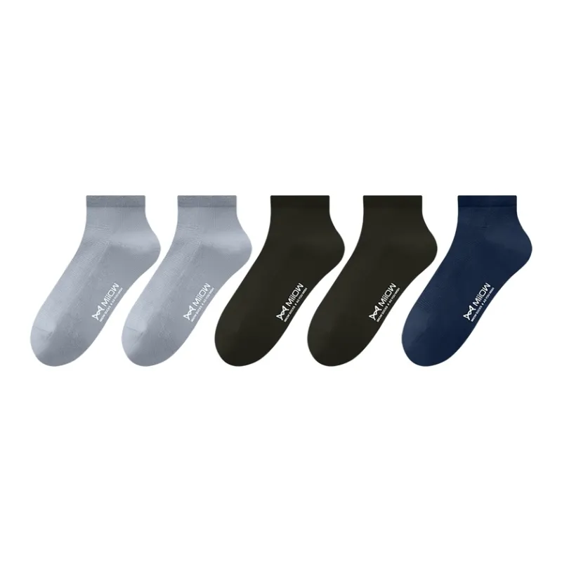 MIIOW Cool One Summer Series Ankle Socks Men's 5 Pack-18