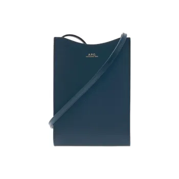 A.P.C Jamie Calfskin Shoulder Bag Women's Dark Blue