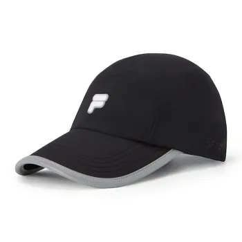 FILA FUSION Nylon Baseball Caps Unisex Black
