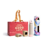 Light Khaki Set[First Cherry Blossom Cup Lid+First Cherry Blossom Cup Mat+Shopping Bag]