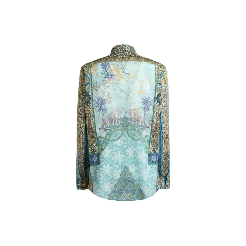 ETRO Long Sleeevd Paisley Printed Shirt-1