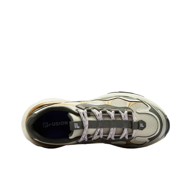 FILA FUSION GRAVEL Stratum Shoes Abrasion-Resistant Low-Top Casual Shoes Men's Green Brown-3