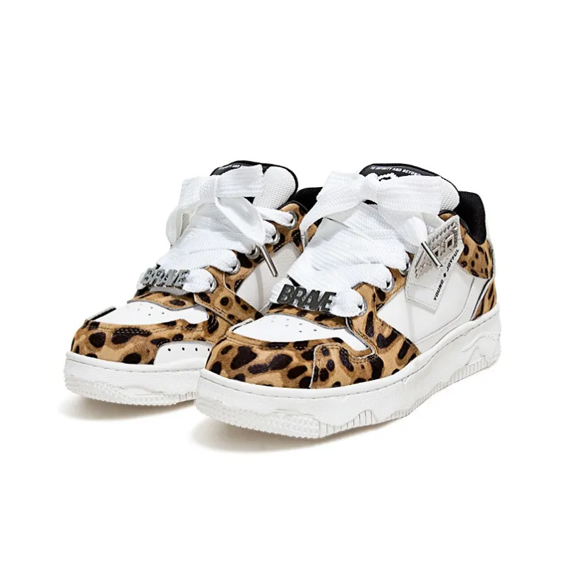 YJ x MKADC Height Increasing Anti-Slip And Wear-Resistant Low-Top Skateboard Shoes Women's-2