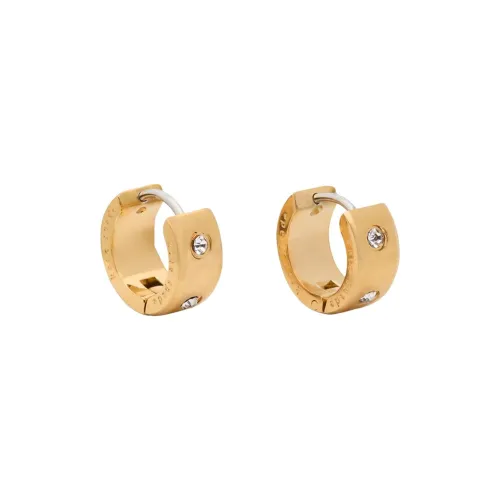 Kate Spade Set In Stone Chunky Huggies Earrings