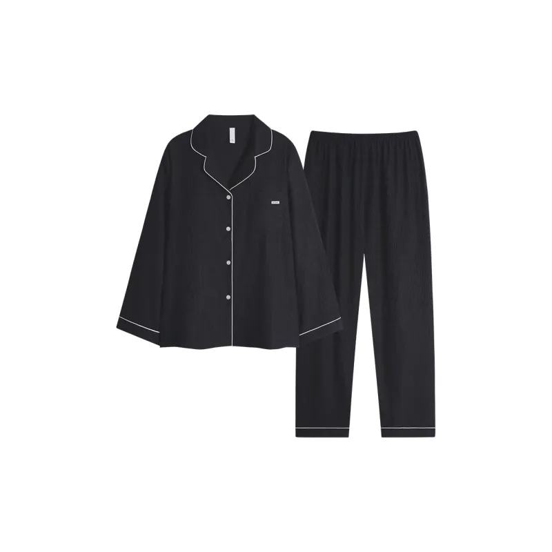 XIAFENYAN Pajama Set Unisex Blue-10