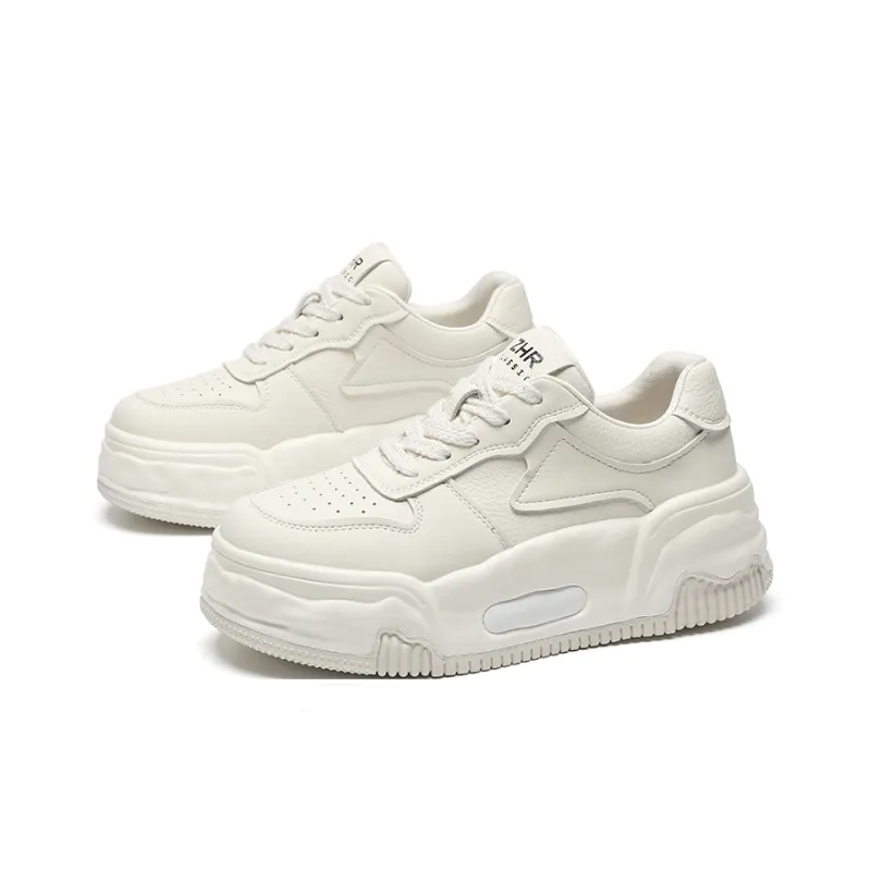 ZHR Small White Shoes Abrasion-Resistant Low-Top Skateboard Shoes Women's-2