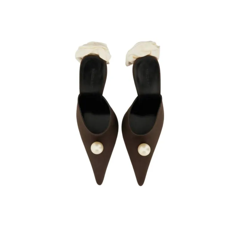 MAGDA BUTRYM Closed Toe Slippers Women's Brown-5