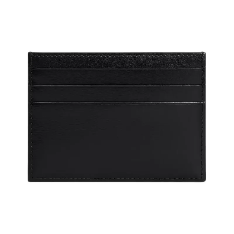 CELINE Triomphe Calfskin Card Holder Women's Black-2