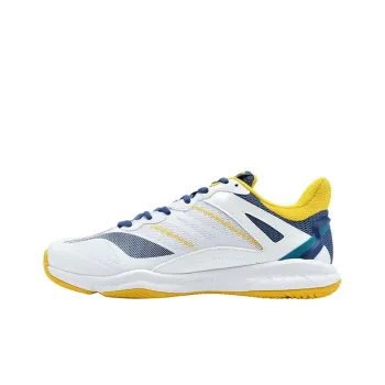 LiNing Quick Start Slip Resistant Impact Resistant Lightweight Low Top Badminton Shoes Men's Indigo