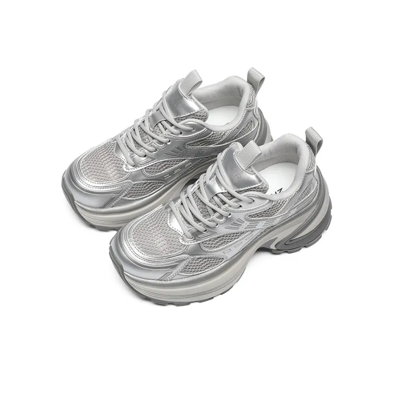 ZHR Cushioning, Abrasion Resistant, Height Increasing Low Top Chunky Sneakers Women's-11