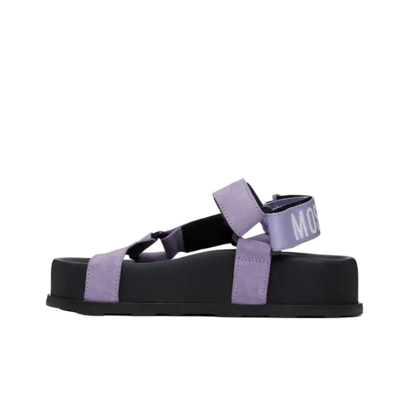 MOSCHINO Strap Sandals 4.5cm Women's Purple-2