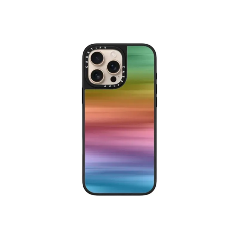 CASETIFY PC+TPU Material Rainbow Phone Cases Compatible With IPhone 16/15/Pro/Pro Max-0