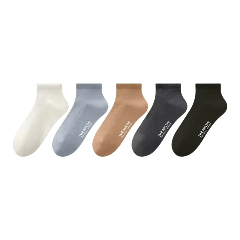 MIIOW Cool One Summer Series Ankle Socks Men's 5 Pack-30