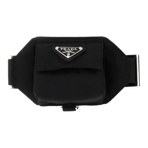 PRADA Nylon Fanny Pack Men's Black