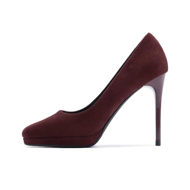 Zubumei Slim Heel High Heels 10CM Women's-6