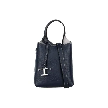 TOD'S T Timeless Pendant Detailed Micro Tote Bag