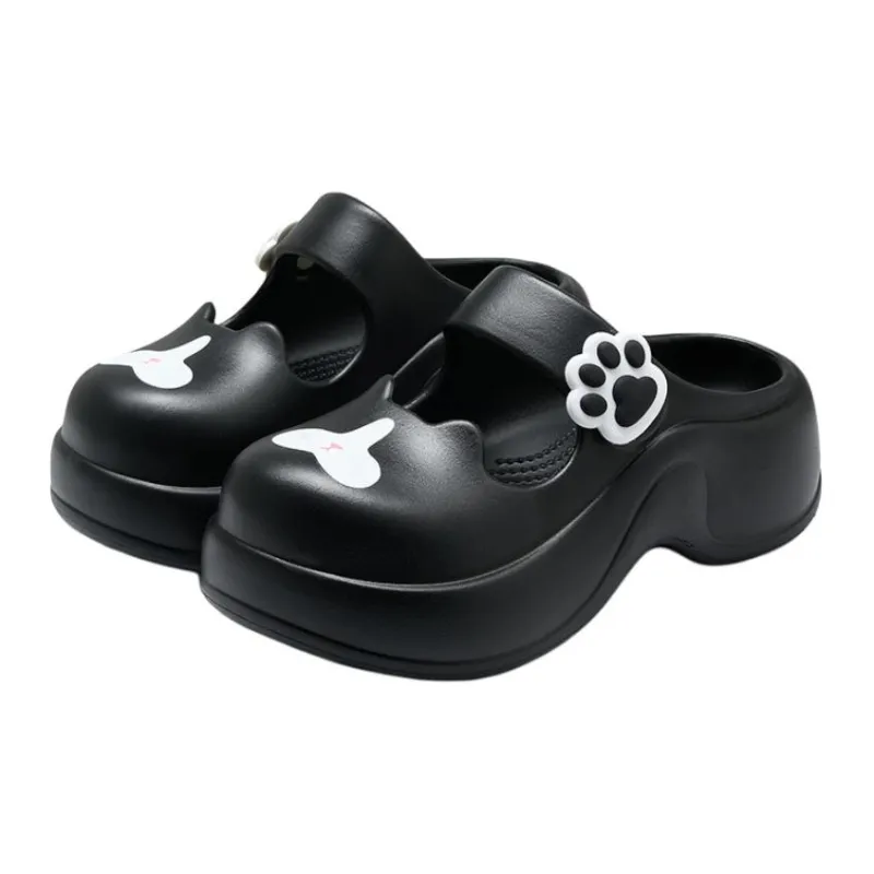 Yu Pu EVA Cartoon Height Increasing Platform Summer Slip Resistant Home Slippers-4