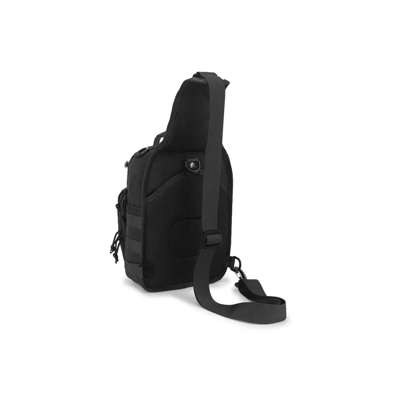MARDINGTOP Nylon Fabric Shoulder Bag, Crossbody Bag, Sling Bag Regular Unisex Khaki/Black-7