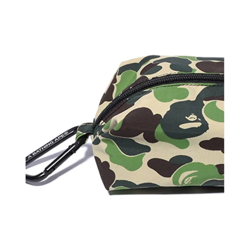 A BATHING APE Nylon Clutch Unisex Green-2