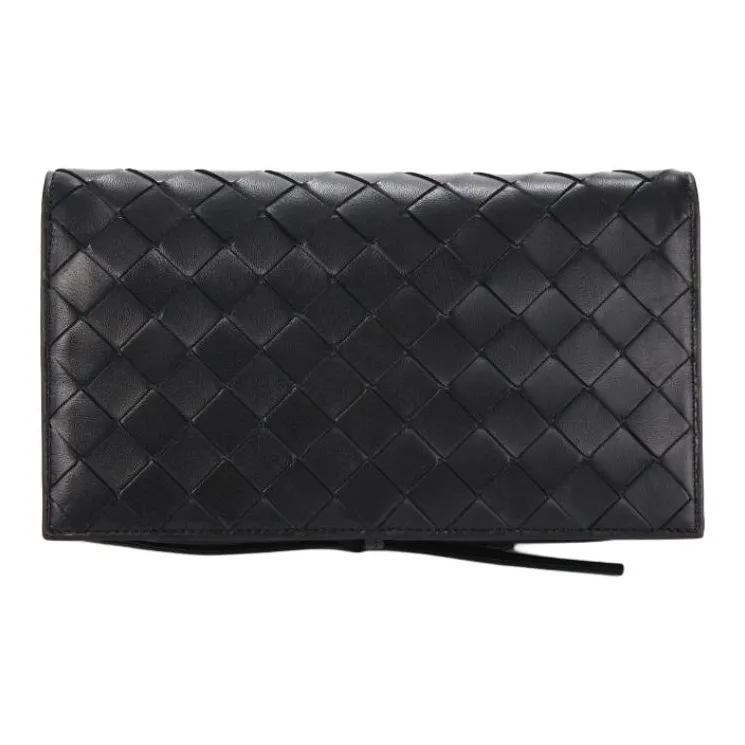 Bottega Veneta Calfskin Shoulder Bag Women's Black-3