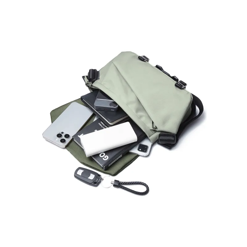 MOYYI Oxford Crossbody Bags Tubas Unisex Black/Green/-2