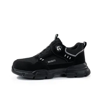 Blue Gull Shield Cushioned Wear-Resistant Lightweight Low-Top Outdoor Shoes Unisex Black