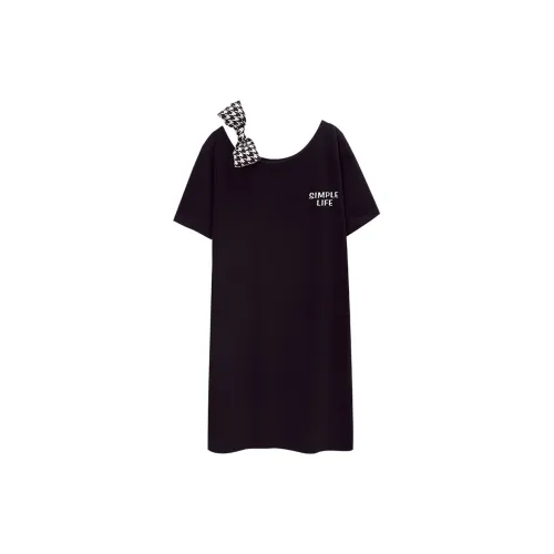 Gongdie Nightgown Women's Black