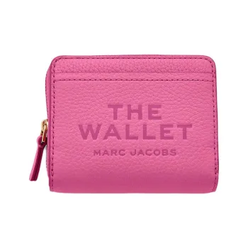 MARC JACOBS Leather Wallet Mini Women's Bowknot Pink