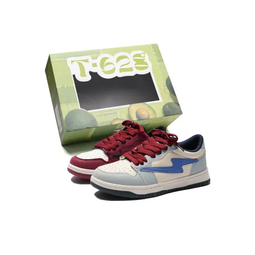 T628 Slip Resistant Lightweight Breathable Low Top Skateboard Shoes Unisex